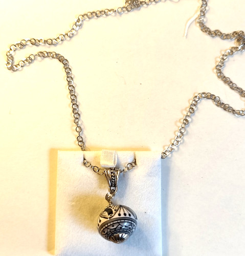 Elegante collana con sfera - , in