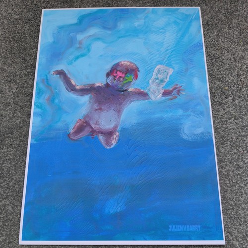 Nirvana painting wall art - painting, deco