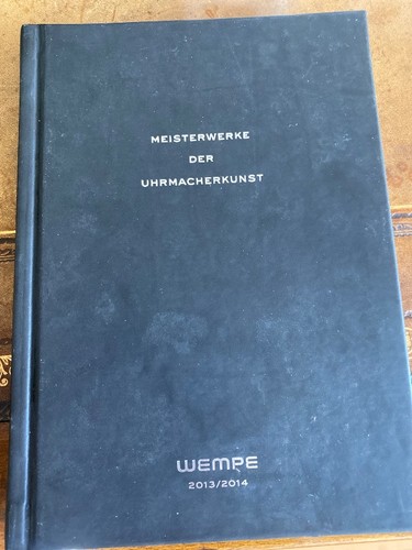 Wempe uhrmacherkunst bildband - wempe,