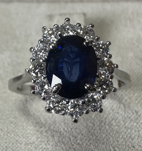 Anello oro bianco kt - anello,