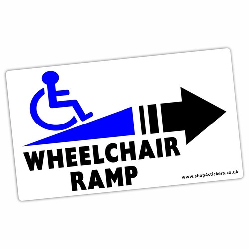 Cartello accesso rampa - accesso, a