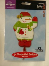 Palloncino Pupazzo Neve rosso