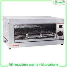 TOSTIERA TOSTAPANE Elettrica professionale Piastra 3 Pinze RGV TOASTER per TOAST