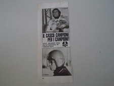 advertising Pubblicità 1973 CASCO AGV e GIACOMO AGOSTINI/RENZO PASOLINI