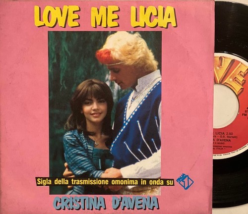 Cristina avena love me - cristina, "love
