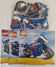 Lego Creator 6747 Macchina da Corsa Blu 3 in 1 Completo di Istruzioni OBA