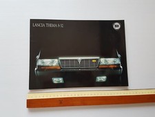 Lancia Thema 8.32 1989 depliant originale testo tedesco