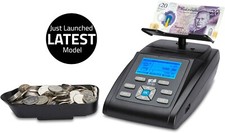 Scala di conteggio denaro nota contamonete banconote valuta contante Regno Unito zzap