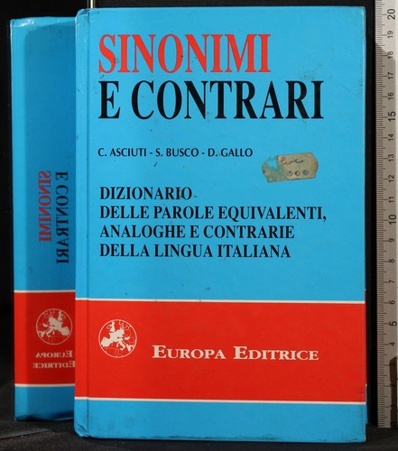 Dizionario sinonimi - sinonimi, e