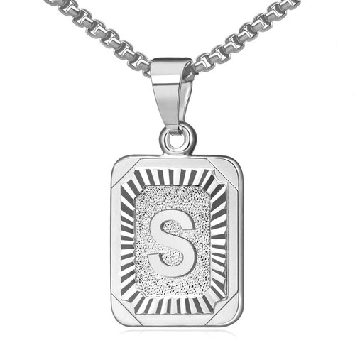 Collana con ciondolo - , iniziale