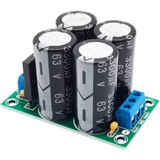 Modulo alimentatore dual rail 3300uFx4 63V Gainclone LM3886 TDA7293/4 amplificatori 2 pz!