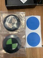 Stemma Logo Serbatoio Moto K R GS Alluminio Nero Nuovo Solo Aperto Bmw 70 Mm