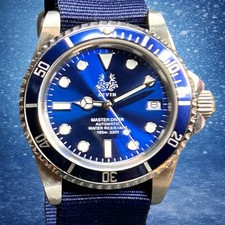 Orologio automatico sevin blu - orologio,