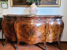 Credenza In Legno Di Mogano e piano in Marmo.