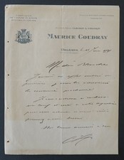 Fattura 1919 MAURICE COUDRAY