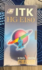 Lotto 7 pz videocassette VHS  ITK HG E 180 nuove sigillate