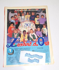ritaglio di giornale-clipping- Zecchino D'Oro 1987 con testi canzoni