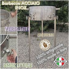 Barbecue acciaio inox robusto