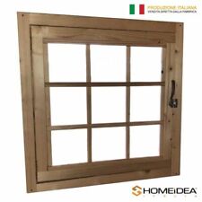 Finestra in legno apribile per