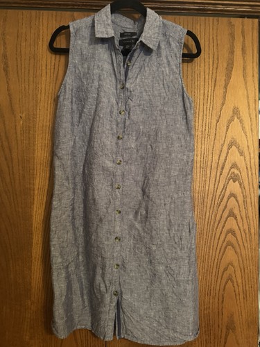 Abito camicia smanicato tahari - abito,