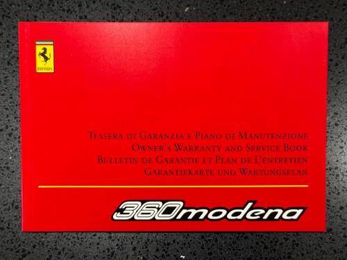 Ferrari 360 modena garanzia - ferrari,
