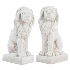 Coppia leone statuetta - xl,
