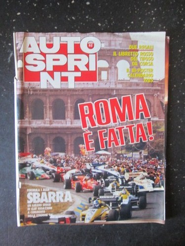 Autosprint 1984 clay - 52, f1
