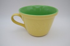 Tazza da colazione gialla Mulino Bianco Barilla 2015 rondini int. verde scatola