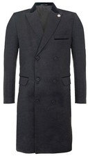 Cappotto Lungo Grigio Doppio