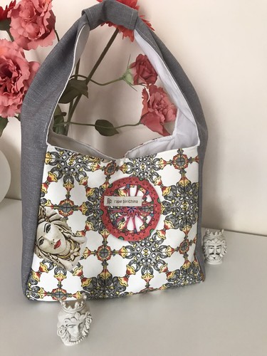 Borsa siciliana stoffa - borsa,
