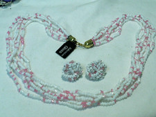 Vintage 6-Strand Bianco & Rosa
