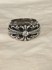Anello croce floreale - floreale, custode