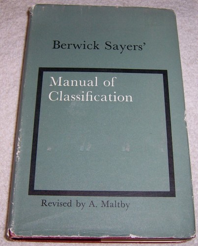 Berwick sayers manual of - manual,