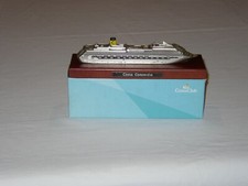 COSTA CONCORDIA MODELLO ORIGINALE IN METALLO CON SCATOLA ORIGINALE CONDIZ ECCEZ.