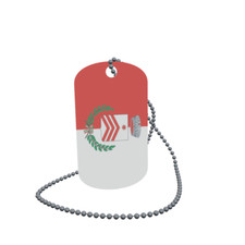 Dog Tag Bandiera Barette