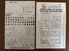 TAURO MODEL TM48/546 INSEGNE ELICOTTERI ITALIANI SCALA 1:48