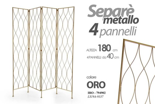 Separe metallo colore oro - colore,