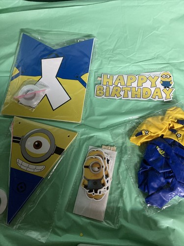 Minions party pack banners - party,