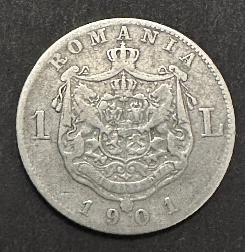 Leu 1901 romania rara - 1,