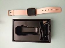 Amazfit Bip 32,5cm Cassa di Policarbonato Rosa, Cinturino di Silicone Rosa,...