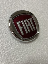 LOGO STEMMA FREGIO 'FIAT' POSTERIORE ROSSO 85 MM PANDA 169 GRANDE PUNTO DOBLO