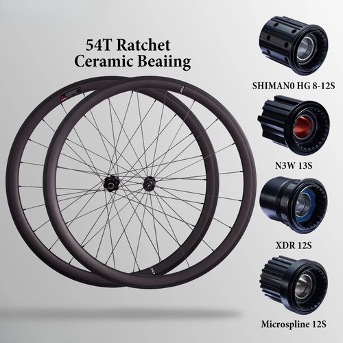 Set ruote carbonio 700c bici - carbonio,