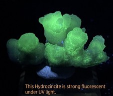 Idrozincite fluorescente forte