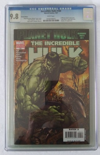 Incredible hulk 100 - incredible, (cgc