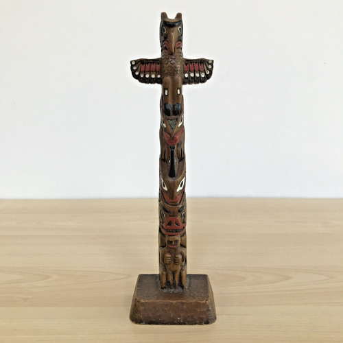 Statua totem pole - totem, resina