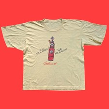 Levi's Red Label 90s Y2k Vintage T Shirt Size L Yellow Single stitch