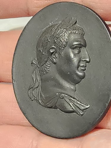 Targa medaglione ritratto