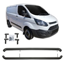 Barre Laterali Pedane Inox Ford Transit Custom Dal 2013 Spedizione Gratuita Nero