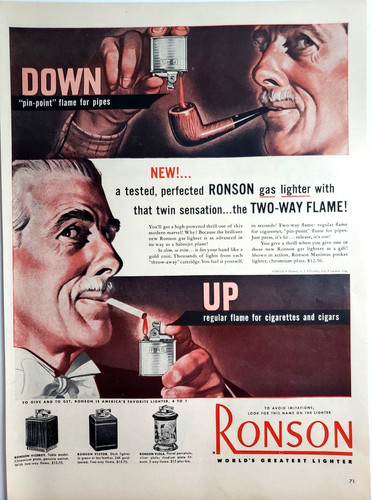 Accendini ronson vintage 1953 - accendini,