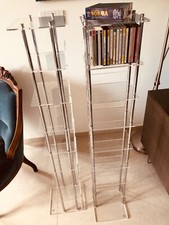 2 mobili in Plexiglas porta CD